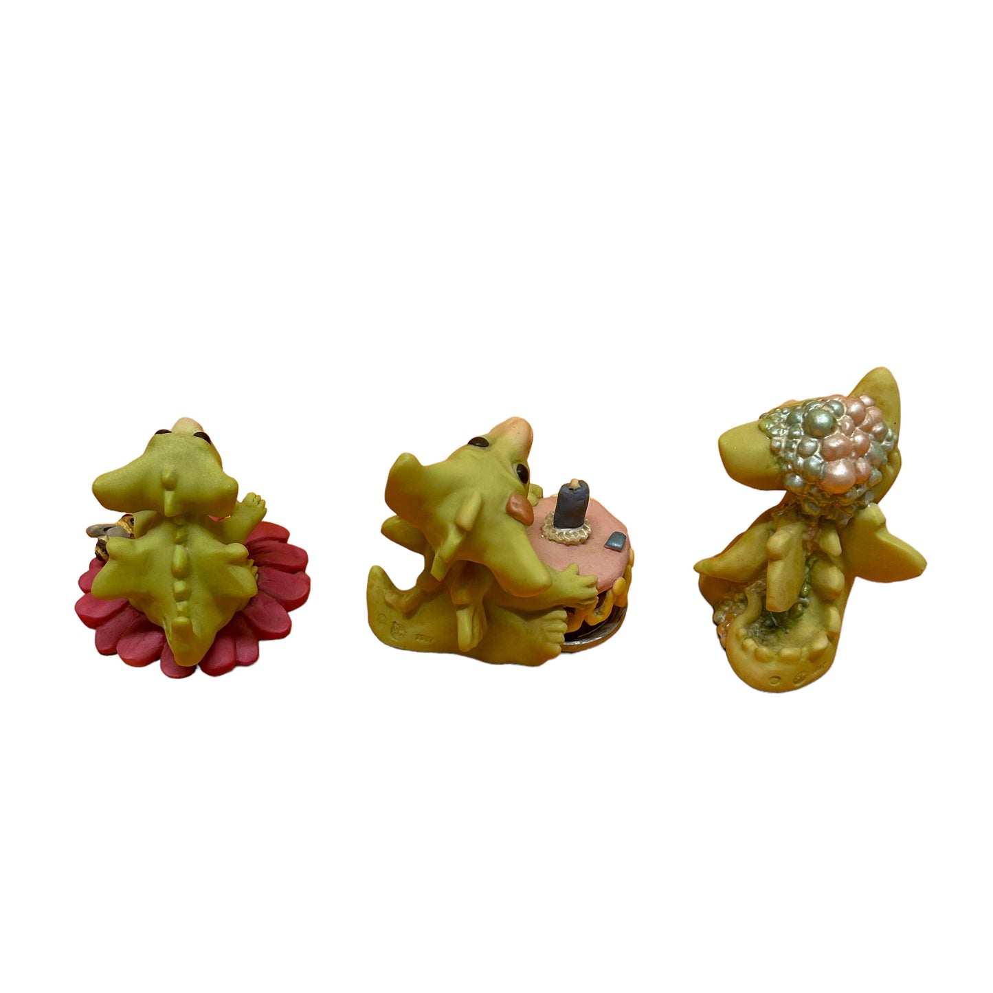 Vintage Pocket Dragons Collectible Ornament Bundle