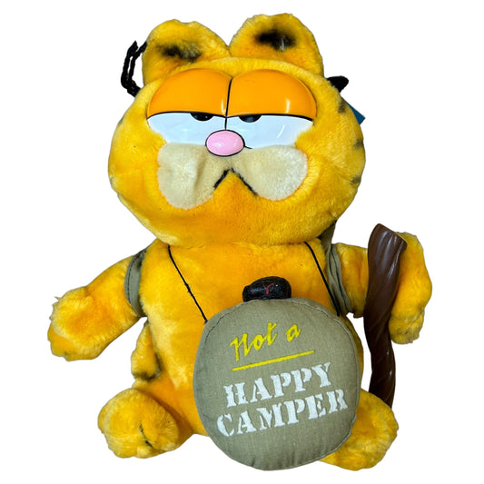 Vintage Garfield Collectible Plush - Camper