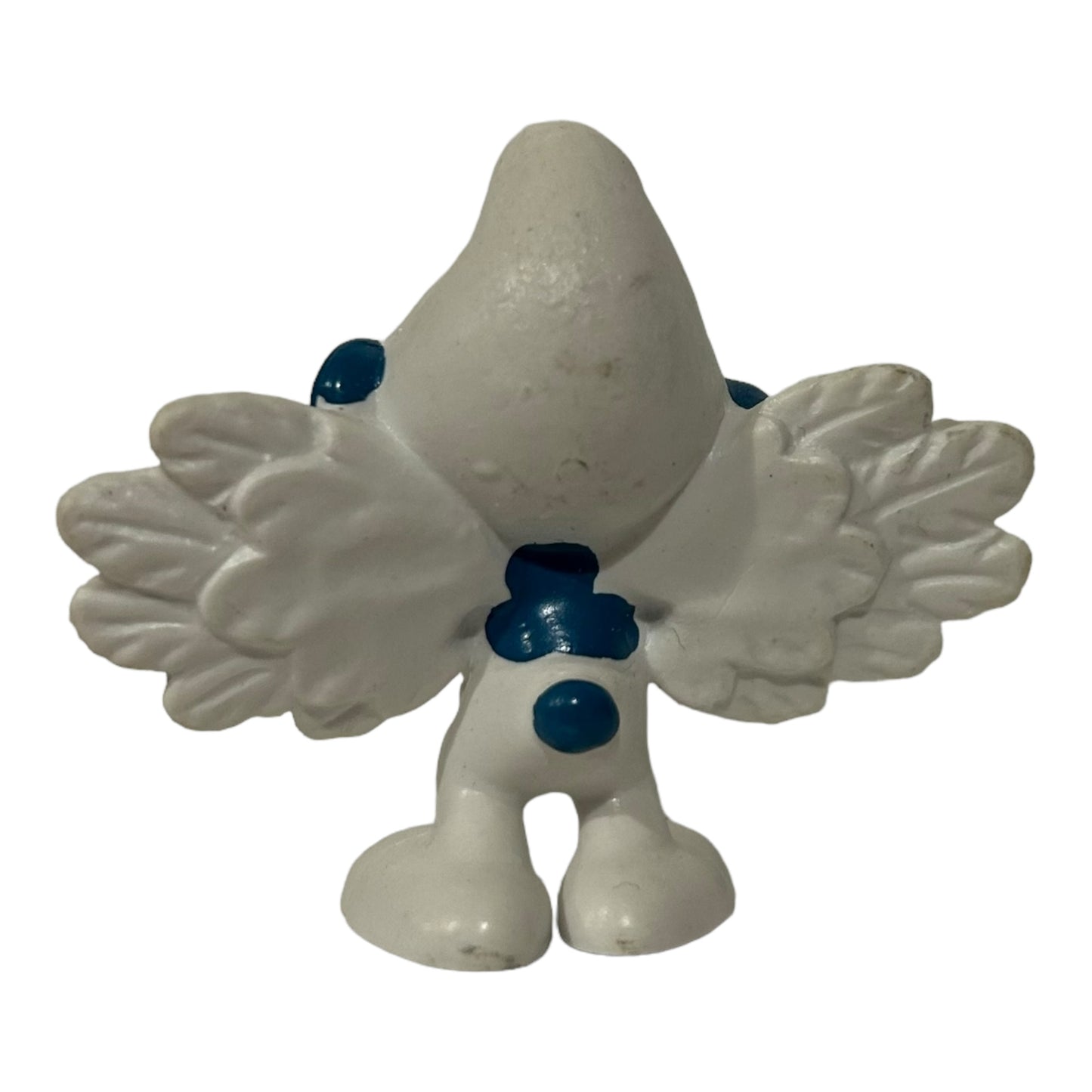 Vintage Smurf Collectible Figure - Angel Wings