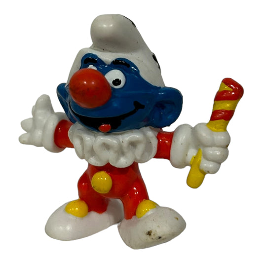 Vintage Smurf Collectible Figure - Mcdonalds Clown