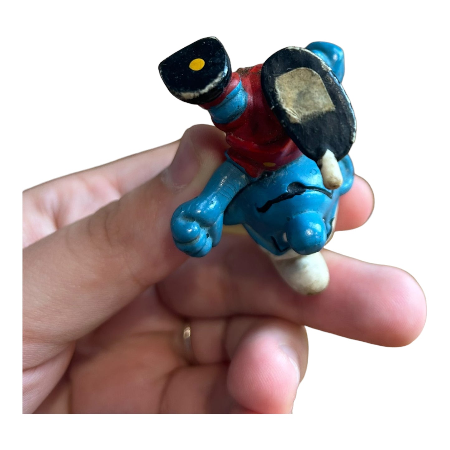 Vintage Smurf Collectible Figure - Footballer