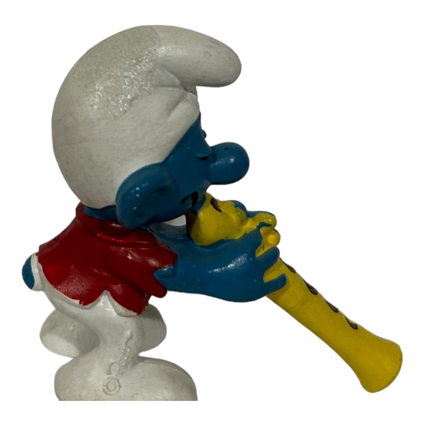 Vintage Smurf Collectible Figure - Flute