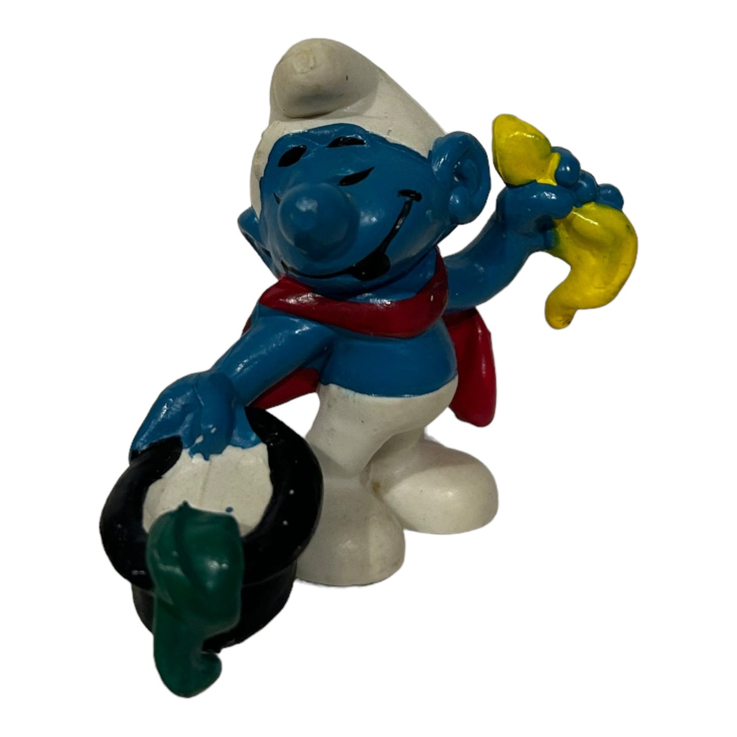 Vintage Smurf Collectible Figure - Magician