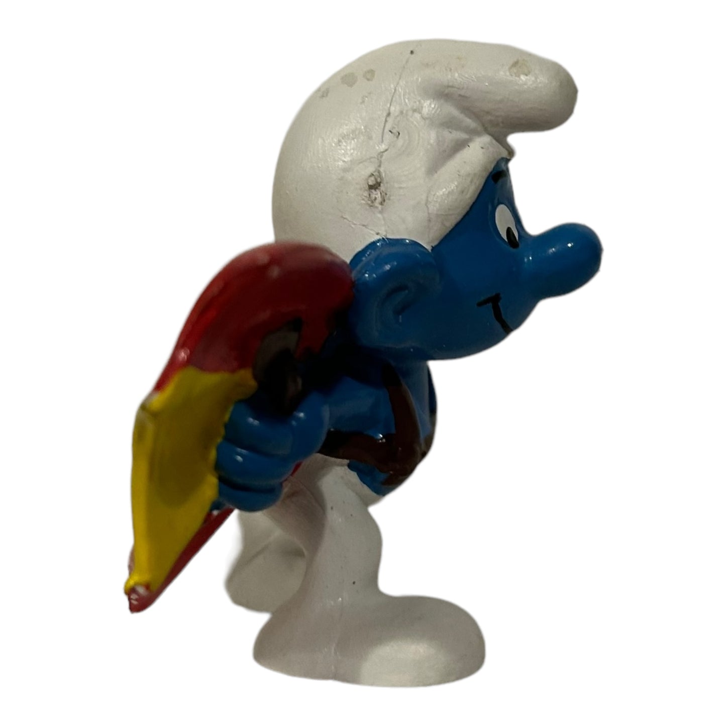 Vintage Smurf Collectible Figure - Flying