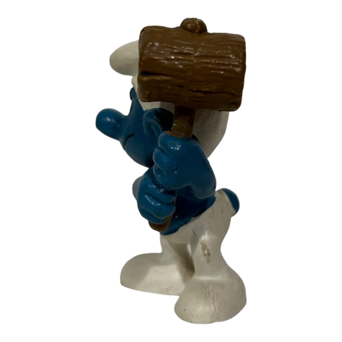 Vintage Smurf Collectible Figure - Mallet