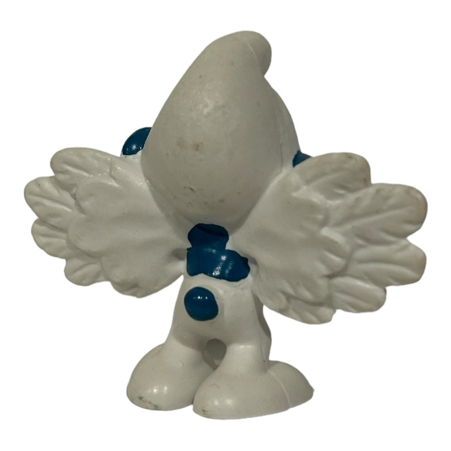 Vintage Smurf Collectible Figure - Angel Wings