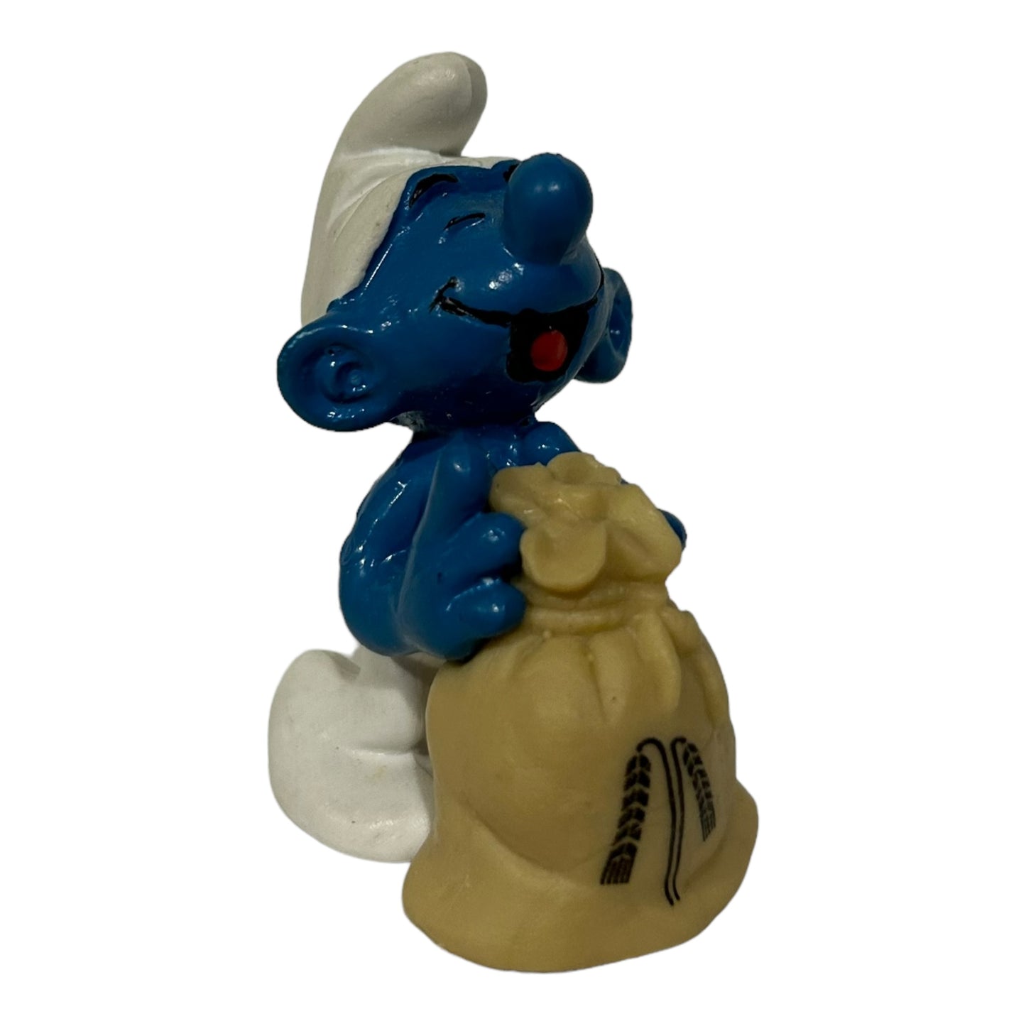 Vintage Smurf Collectible Figure - Wheat Bag