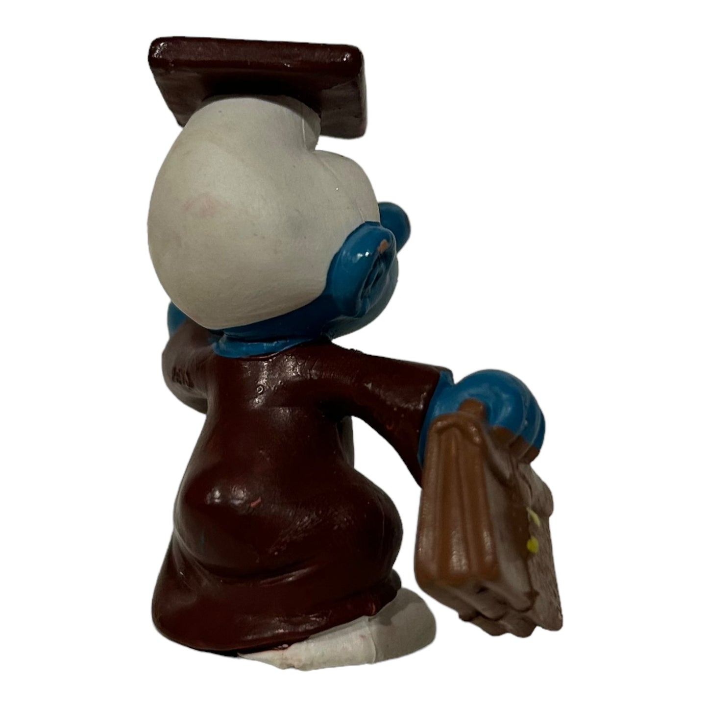 Vintage Smurf Collectible Figure - College Grad