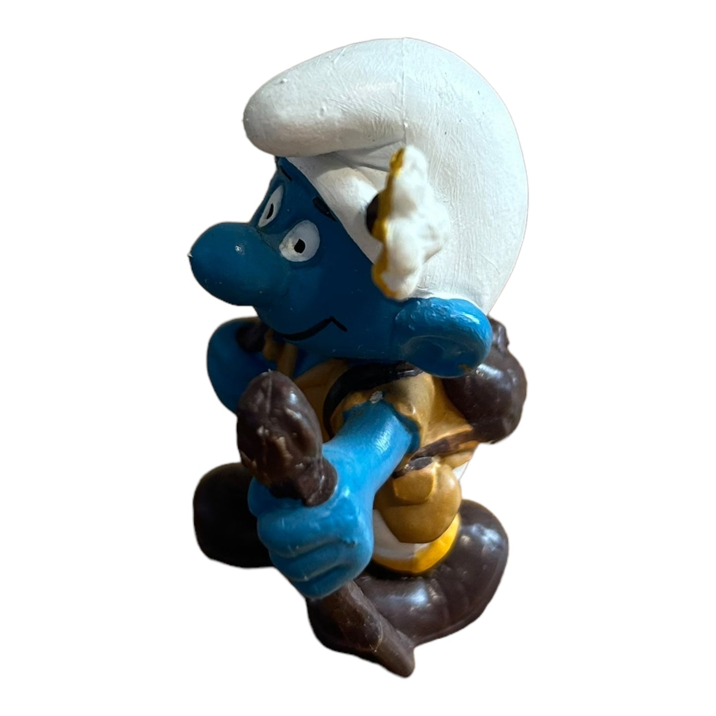 Vintage Smurf Collectible Figure - Hiking