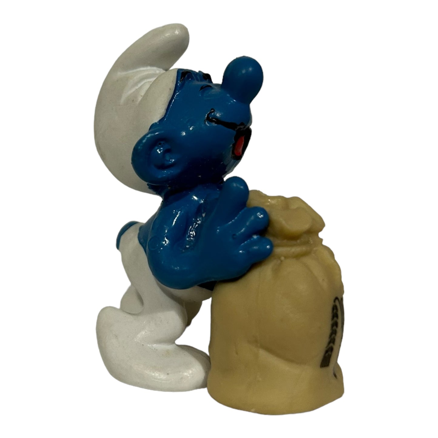 Vintage Smurf Collectible Figure - Wheat Bag