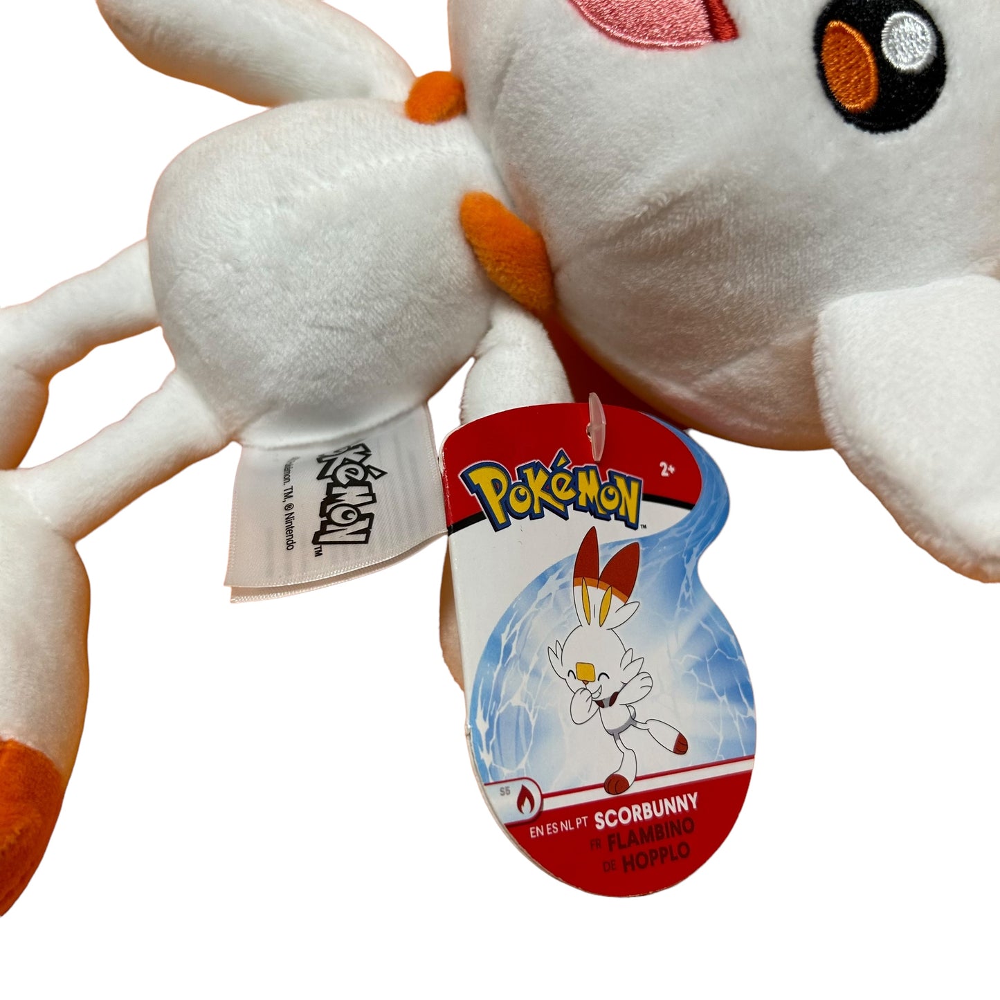 2022 Nintendo Scorbunny Pokemon Plush Toy