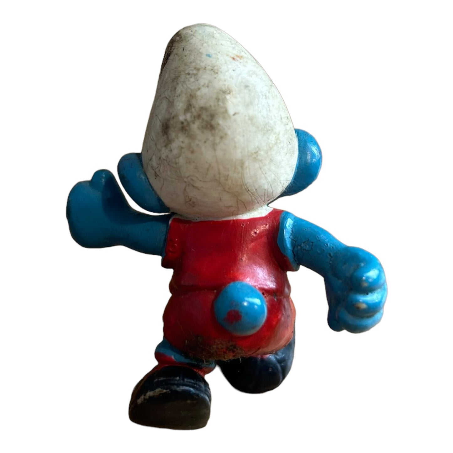 Vintage Smurf Collectible Figure - Footballer