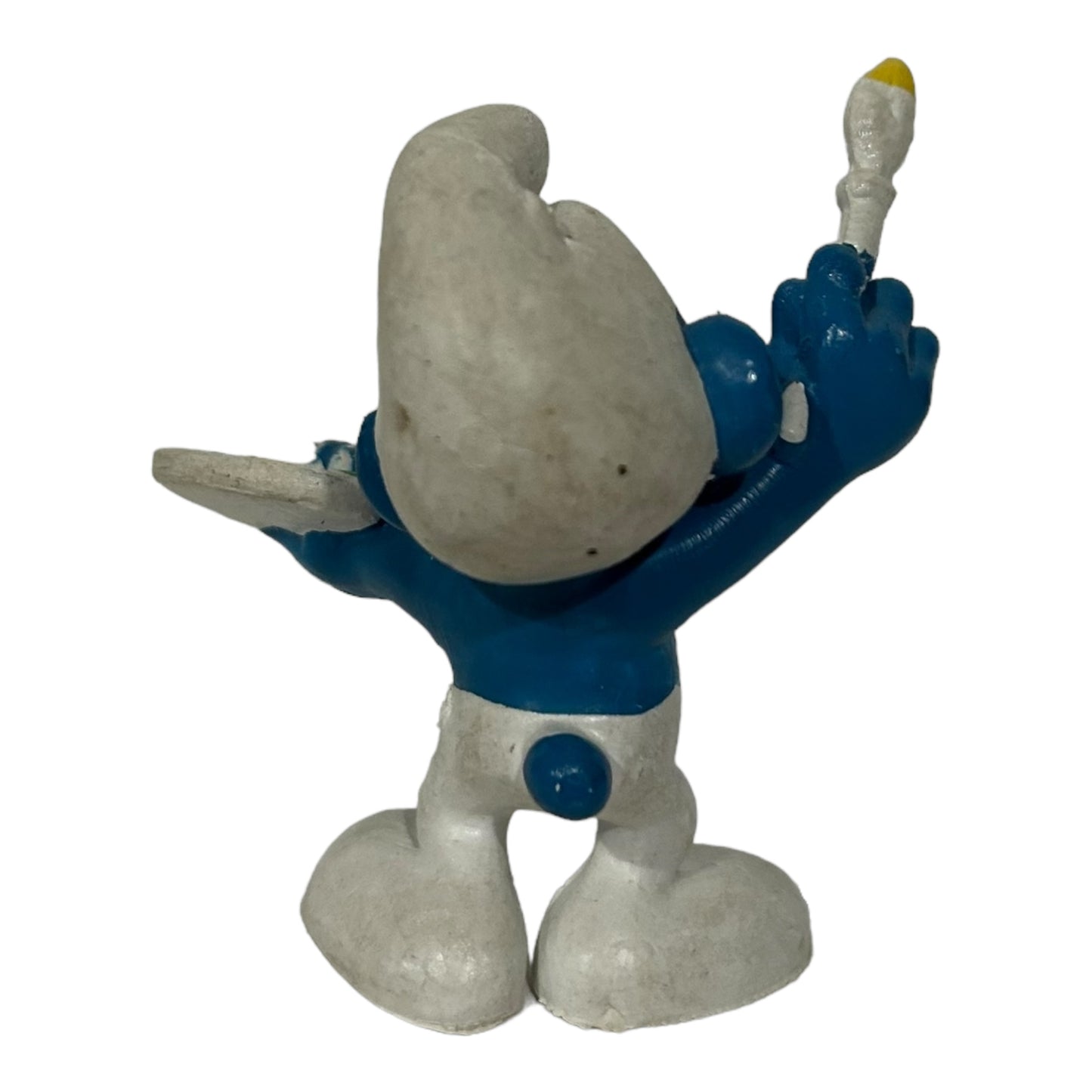 Vintage Smurf Collectible Figure - Painter