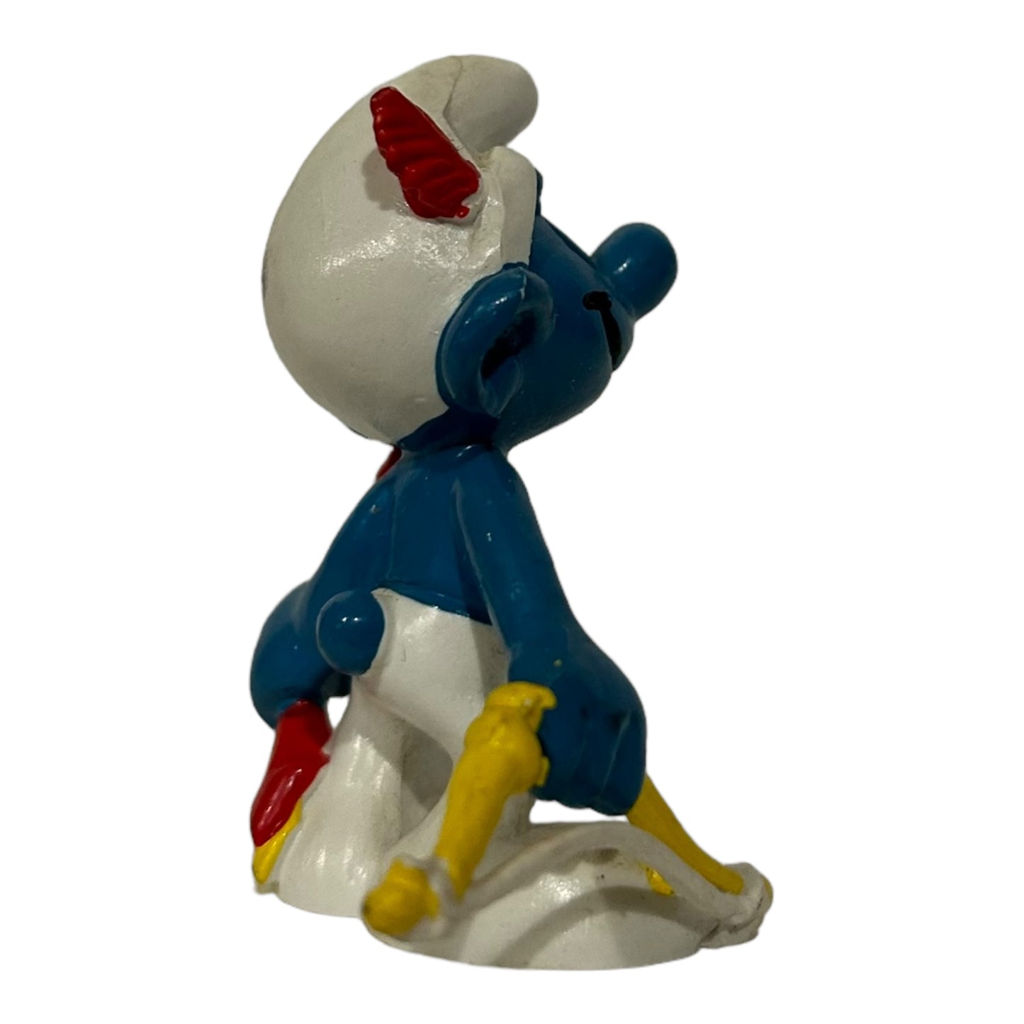 Vintage Smurf Collectible Figure - Bow & Arrow