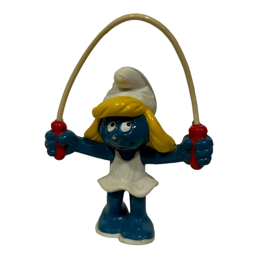 Vintage Smurf Collectible Figure - Skipping