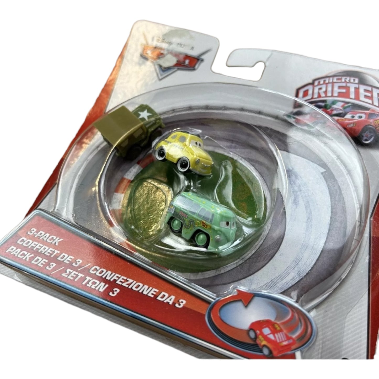 Disney Cars Micro Drifters - Luigi Fillmore Sarge