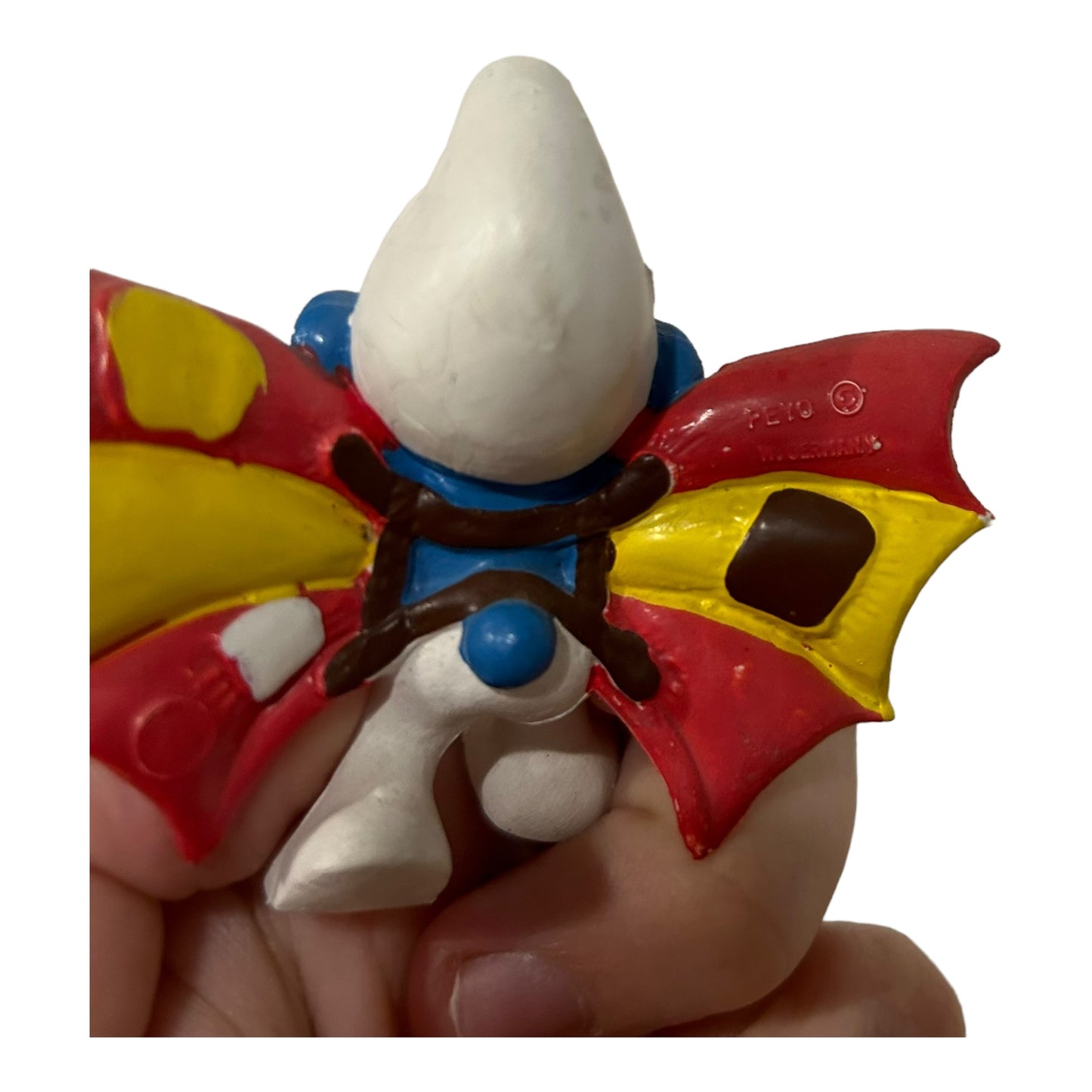 Vintage Smurf Collectible Figure - Flying