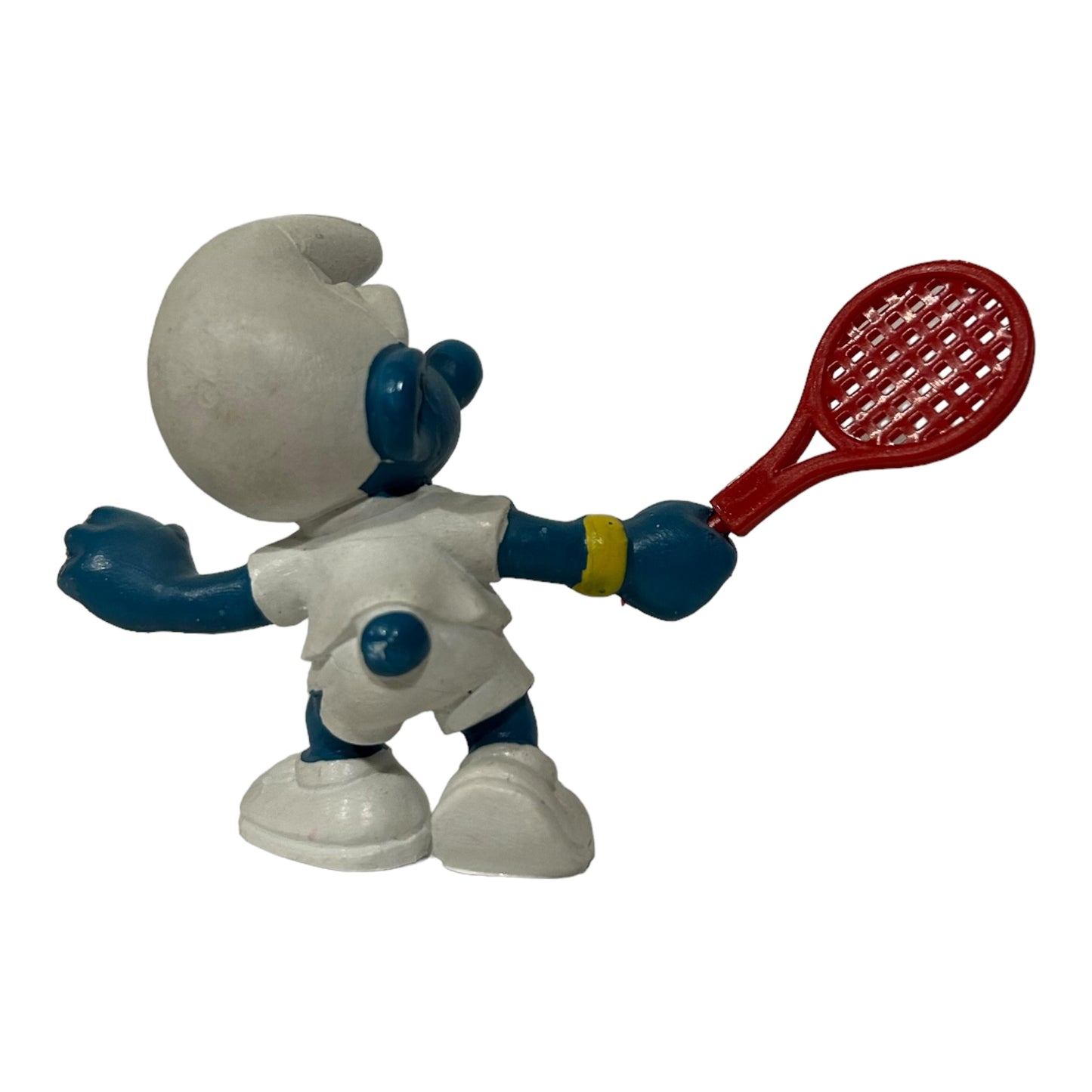 Vintage Smurf Collectible Figure - Tennis player