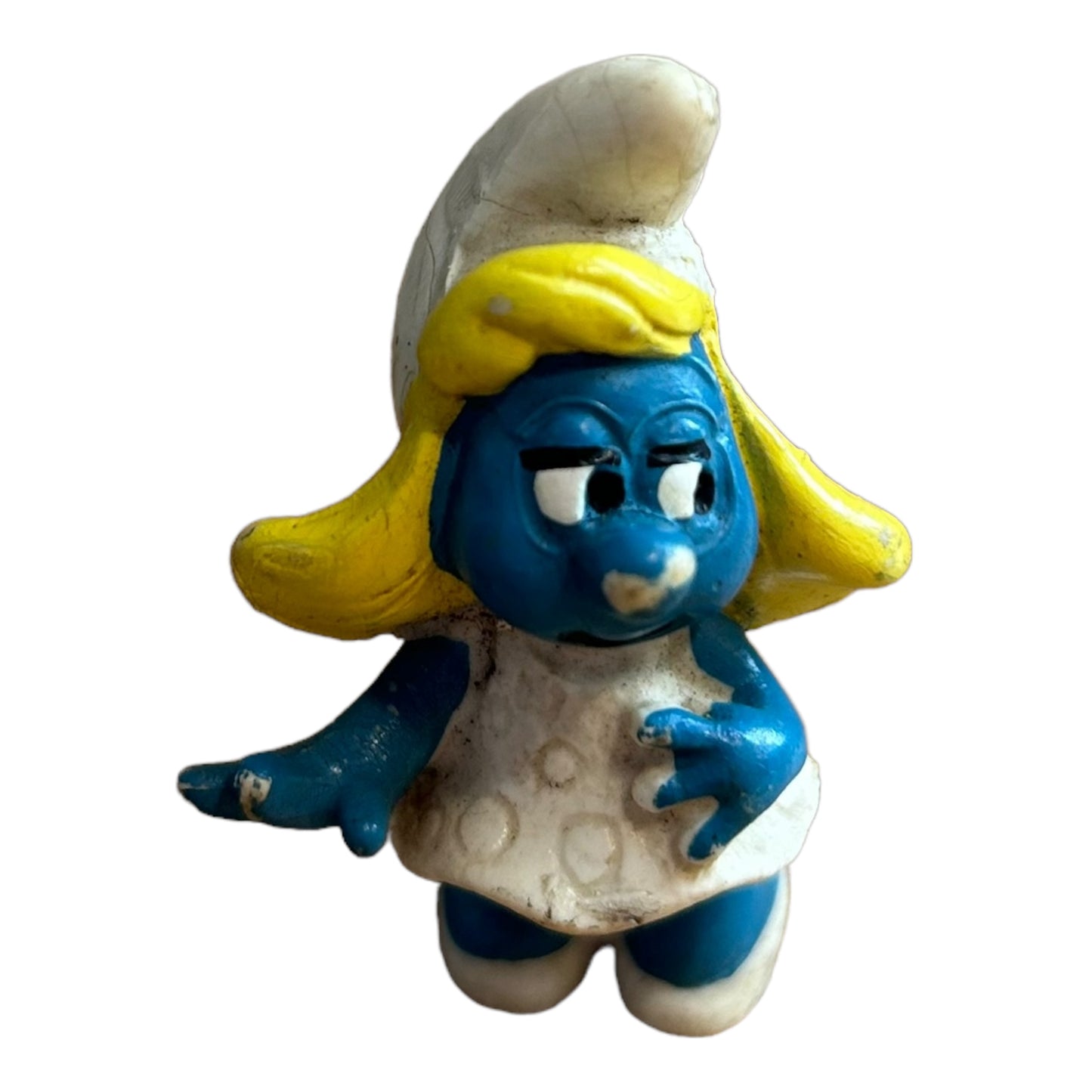 Vintage Smurf Collectible Figure - Smurfette