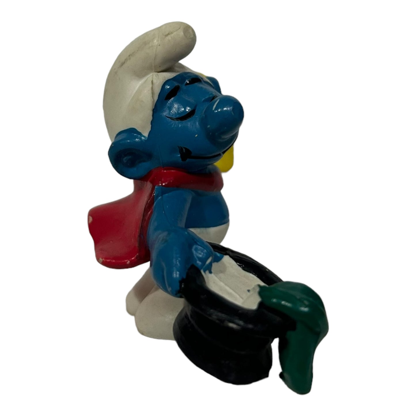 Vintage Smurf Collectible Figure - Magician