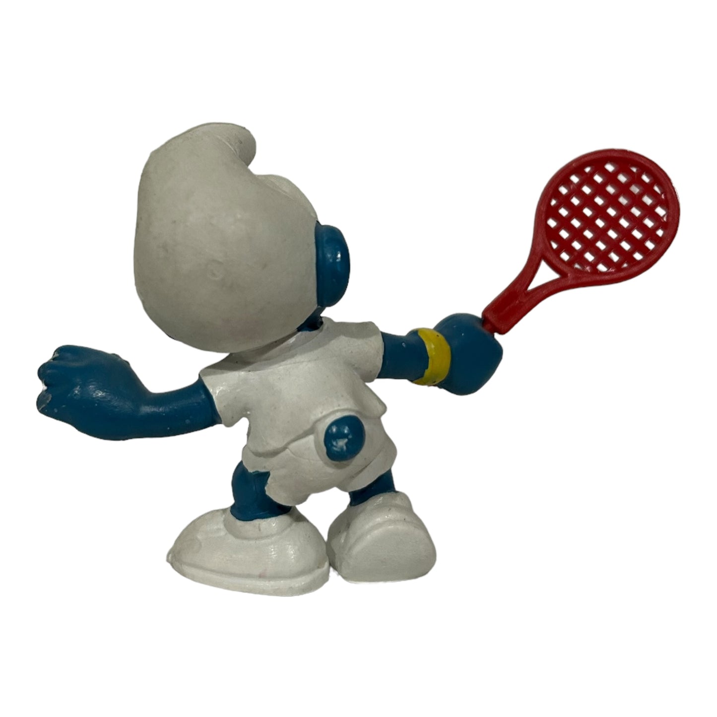 Vintage Smurf Collectible Figure - Tennis player