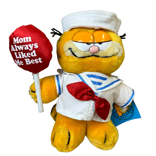 Vintage Garfield Collectible Plush - Mom Liked Me Best