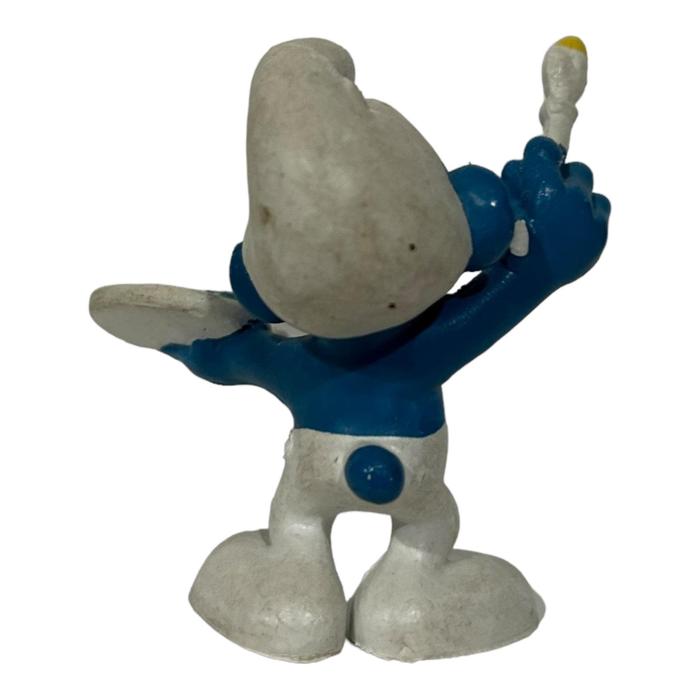 Vintage Smurf Collectible Figure - Painter