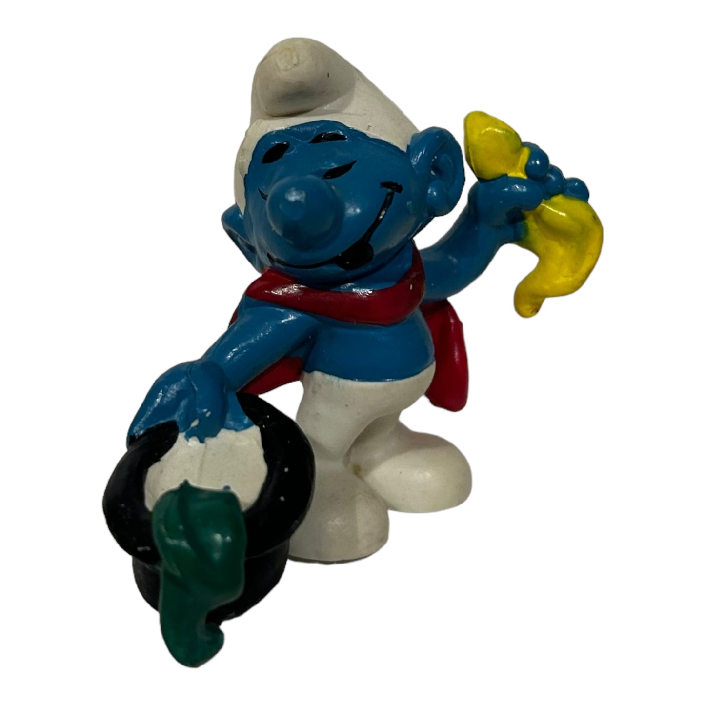 Vintage Smurf Collectible Figure - Magician