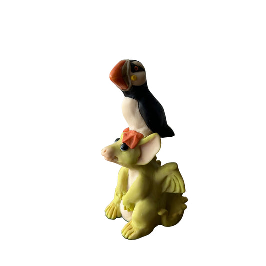 Vintage Pocket Dragons Collectible Ornament - Puffin