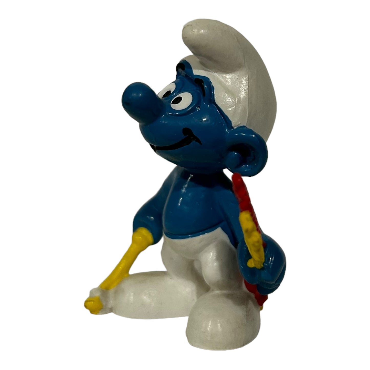 Vintage Smurf Collectible Figure - Bow & Arrow