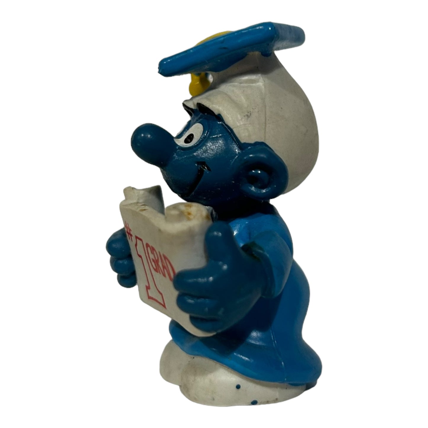 Vintage Smurf Collectible Figure - No.1 Grad