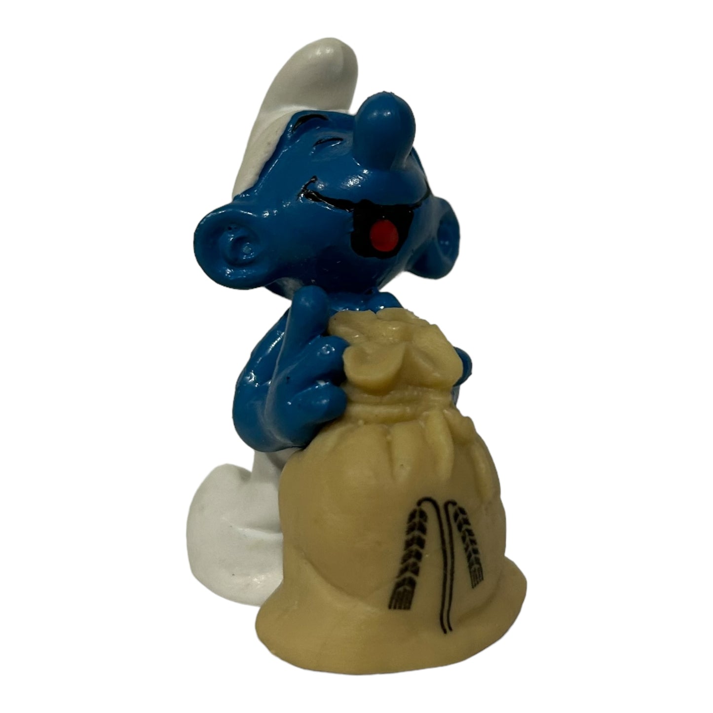 Vintage Smurf Collectible Figure - Wheat Bag