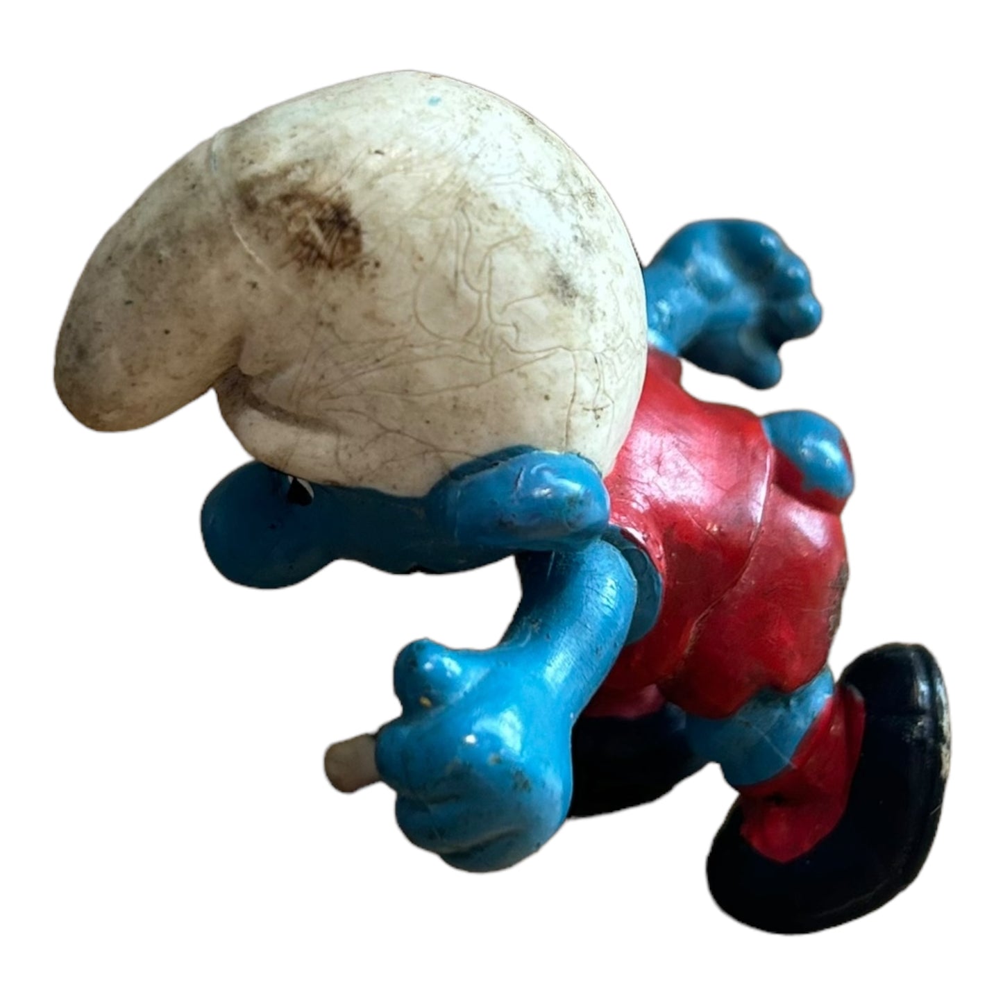 Vintage Smurf Collectible Figure - Footballer