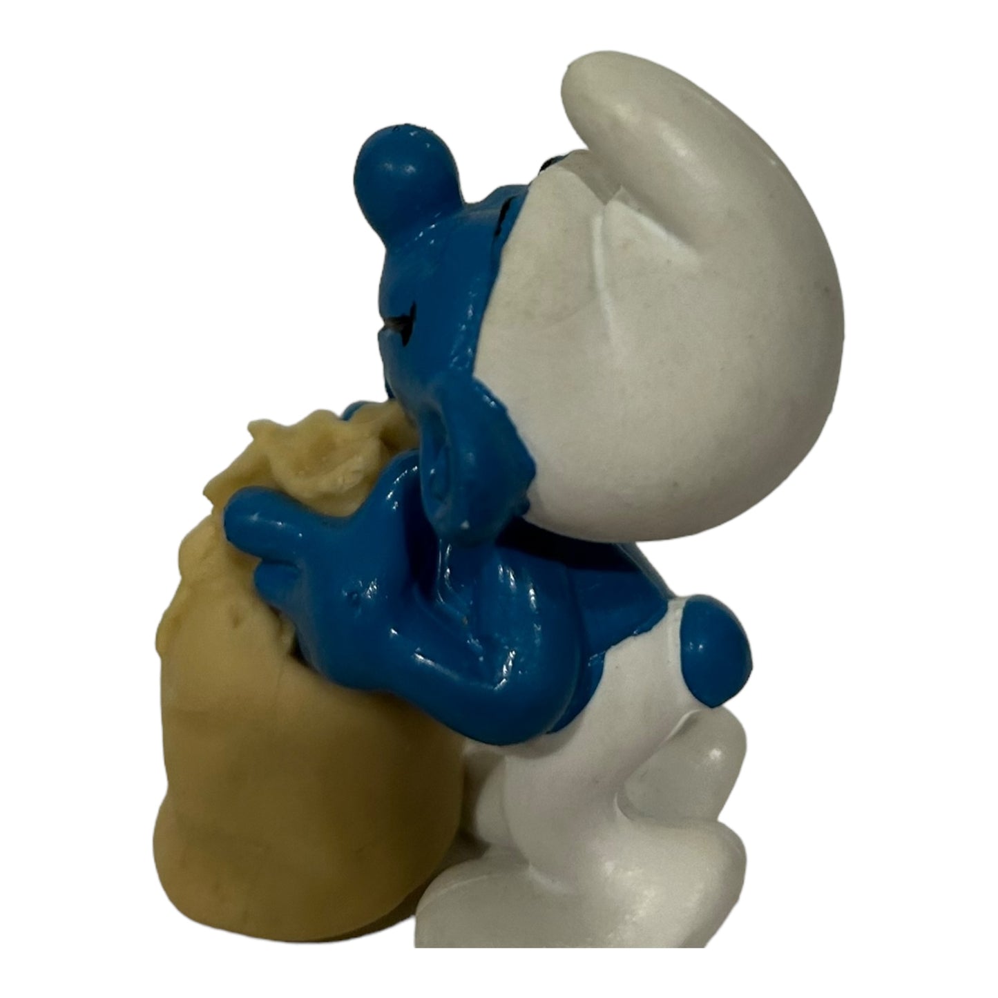 Vintage Smurf Collectible Figure - Wheat Bag