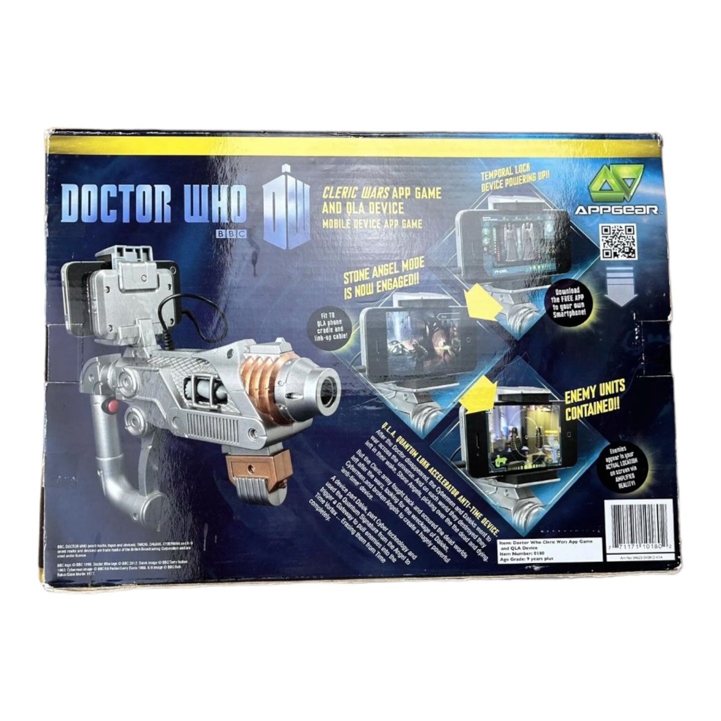 Doctor Who Cleric Wars App Game & QLA Device