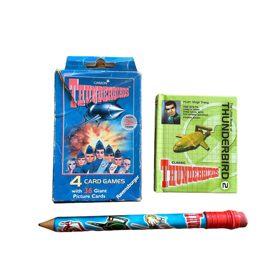 Vintage Thunderbirds Card Game & Accessories