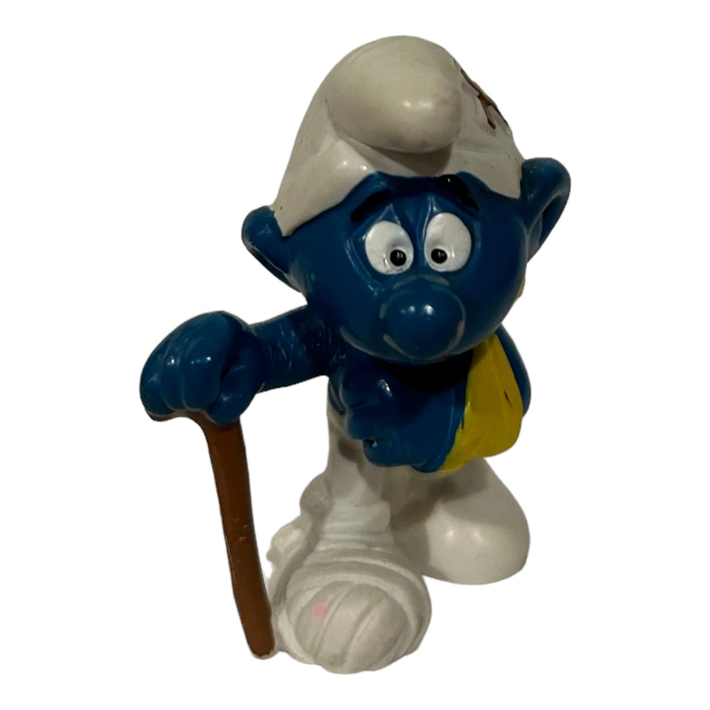 Vintage Smurf Collectible Figure - Injured