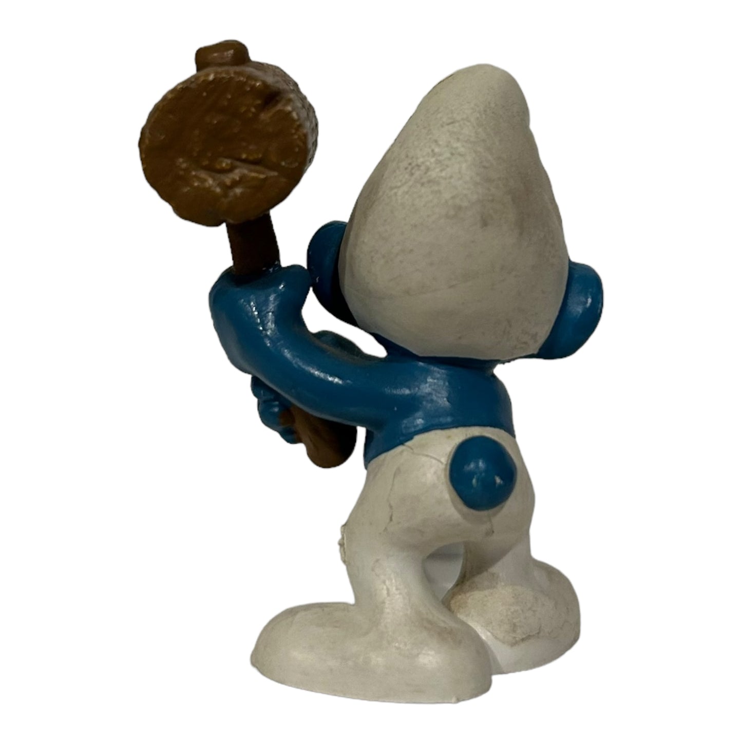 Vintage Smurf Collectible Figure - Mallet