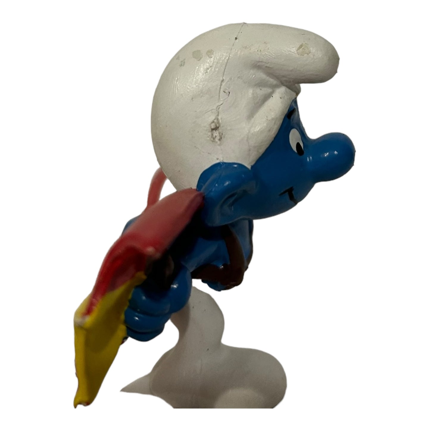 Vintage Smurf Collectible Figure - Flying