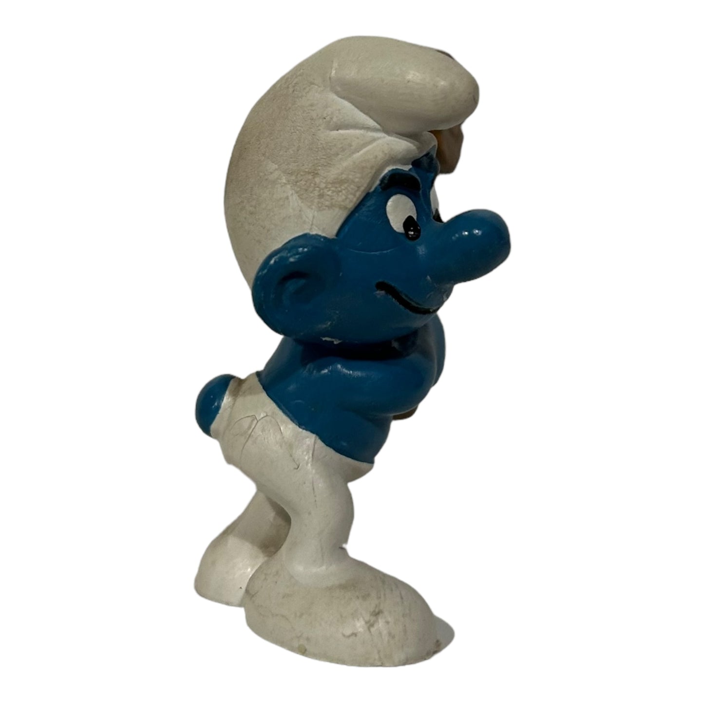 Vintage Smurf Collectible Figure - Mallet