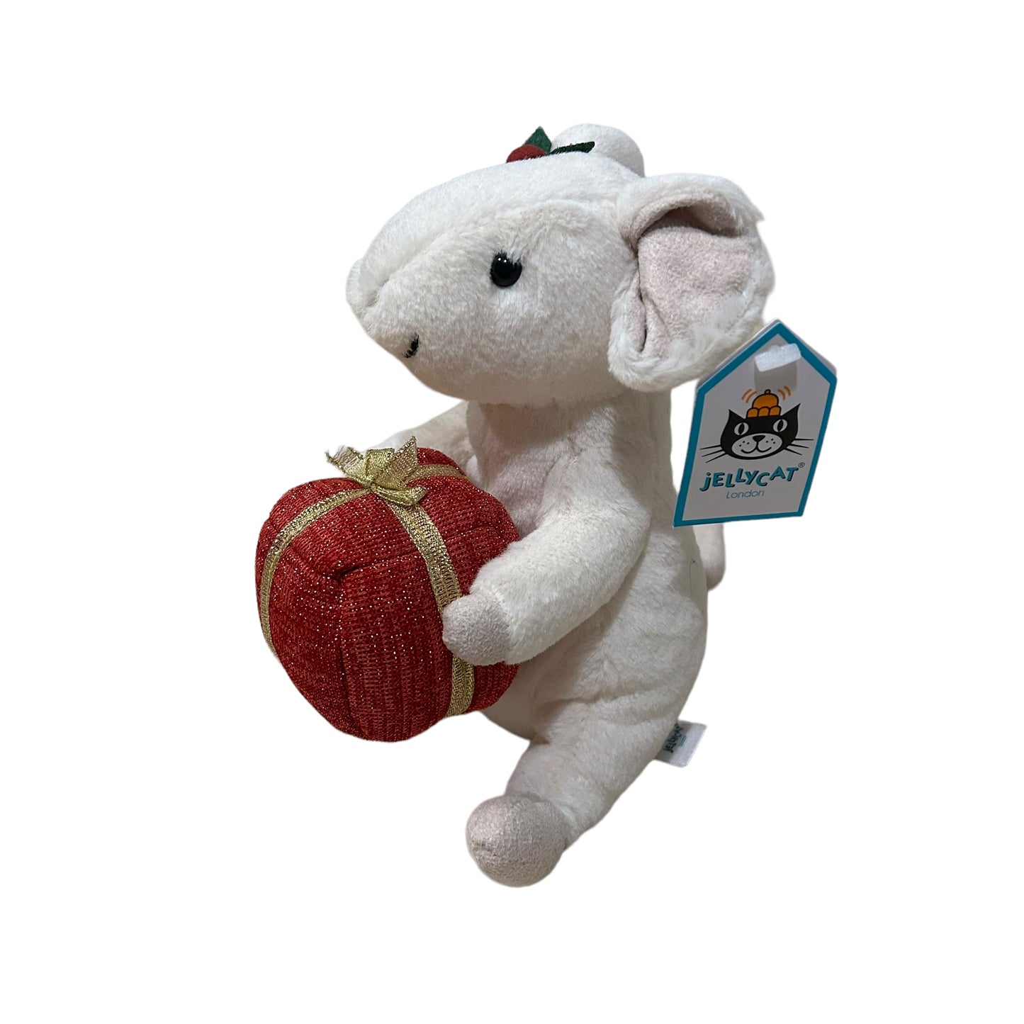 Jellycat Merry Mouse With Present Plush