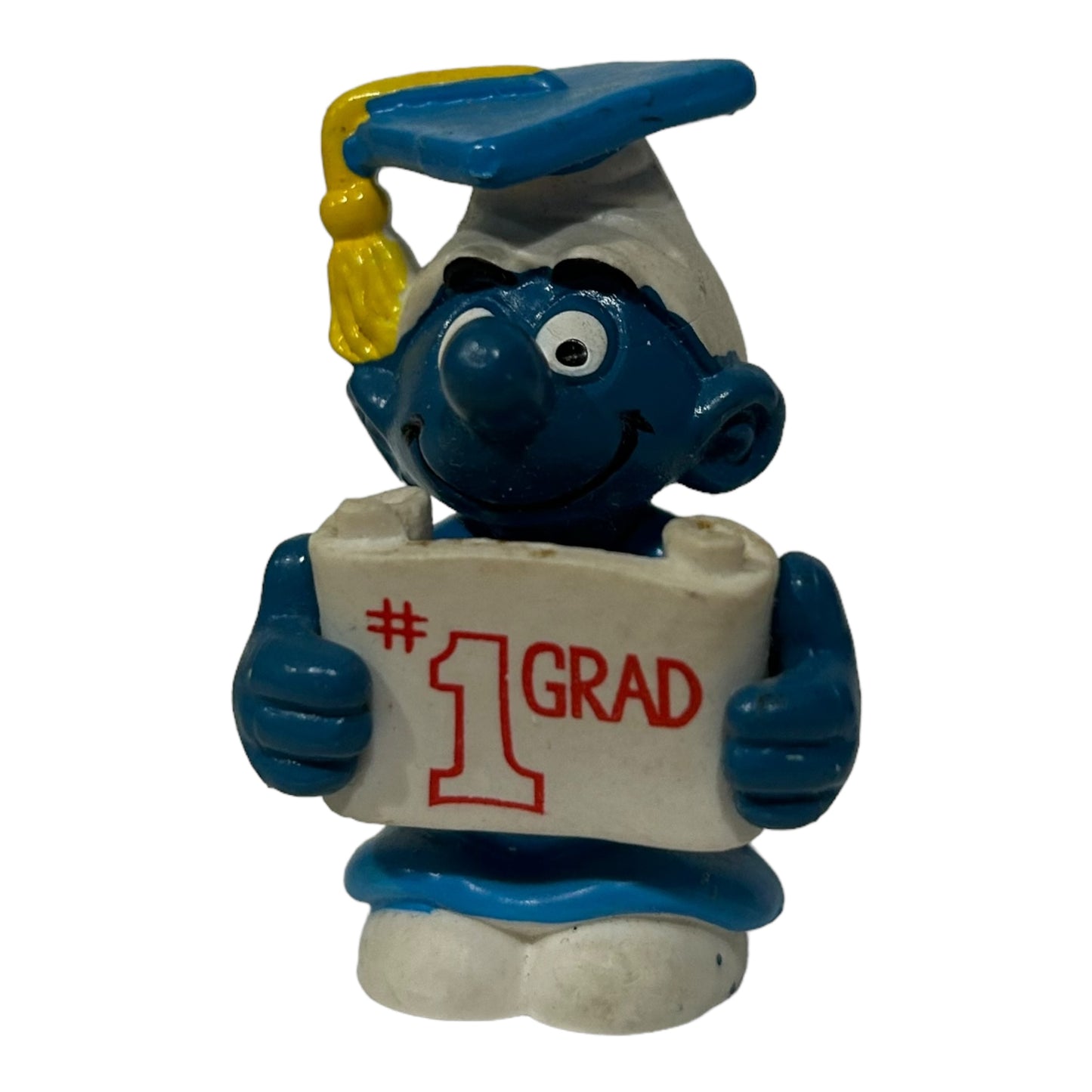 Vintage Smurf Collectible Figure - No.1 Grad