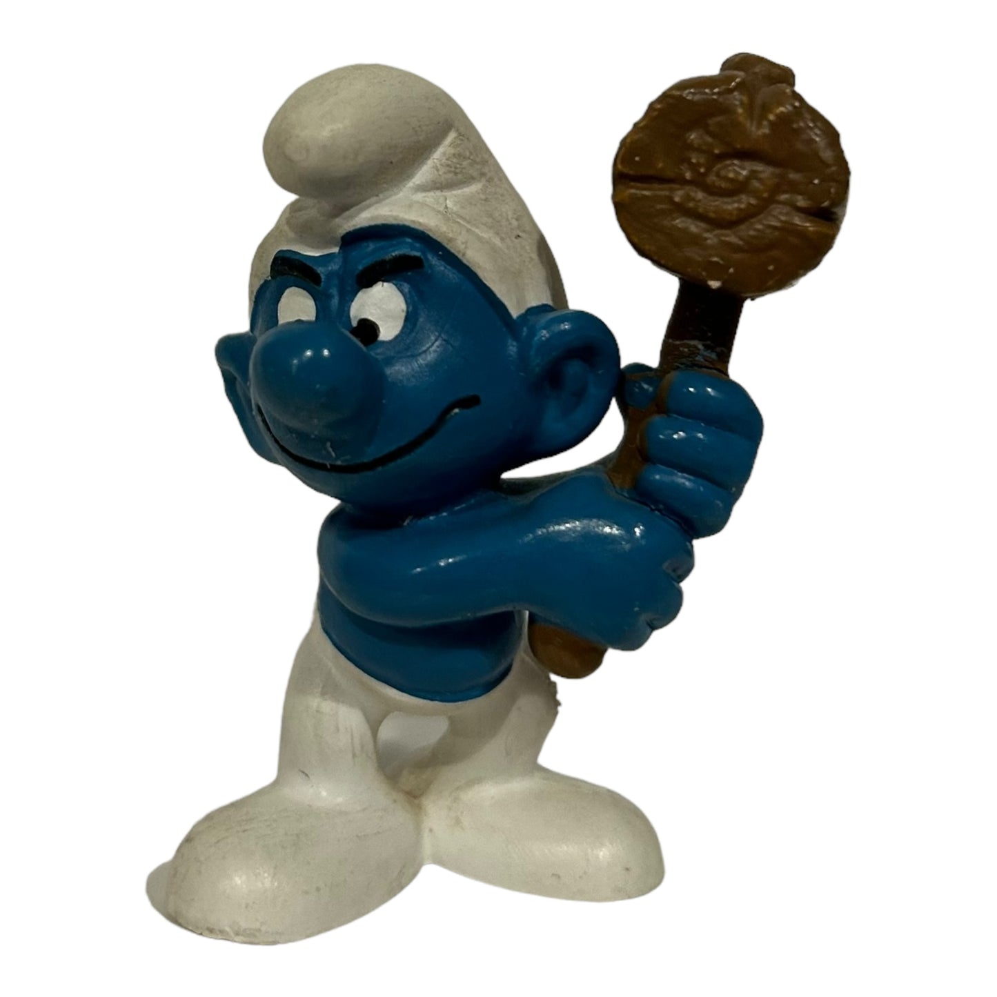 Vintage Smurf Collectible Figure - Mallet