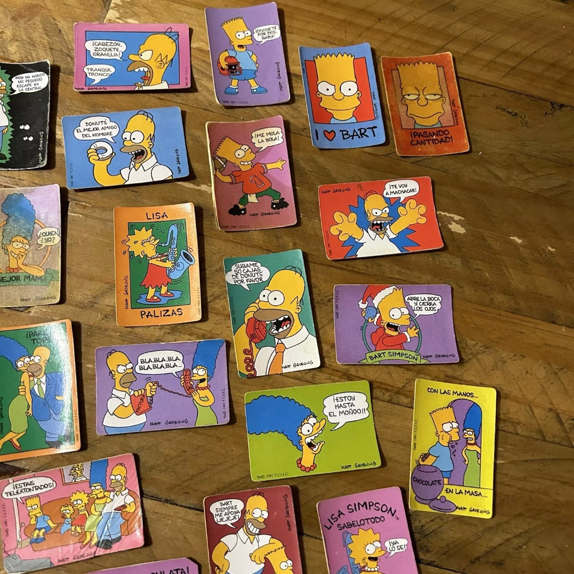 Simpsons Mini Cards Bundle