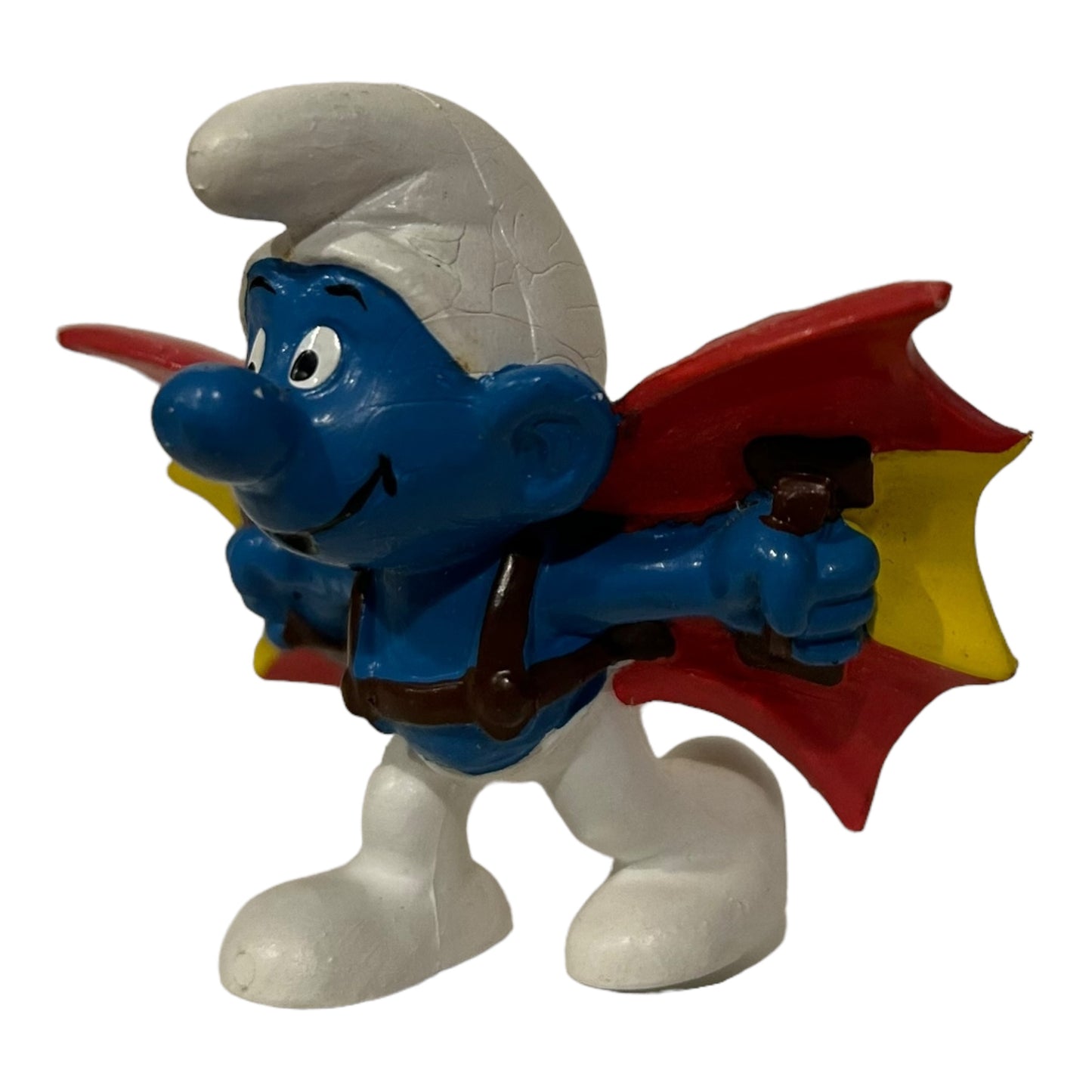 Vintage Smurf Collectible Figure - Flying