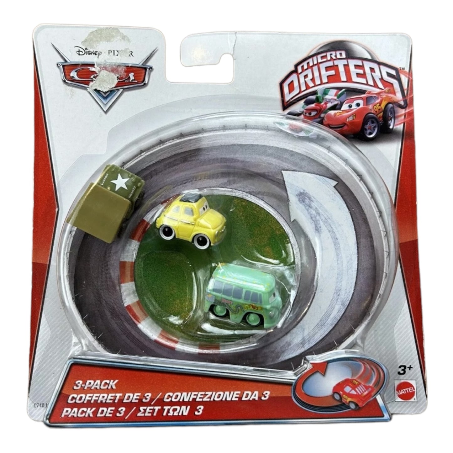 Disney Cars Micro Drifters - Luigi Fillmore Sarge