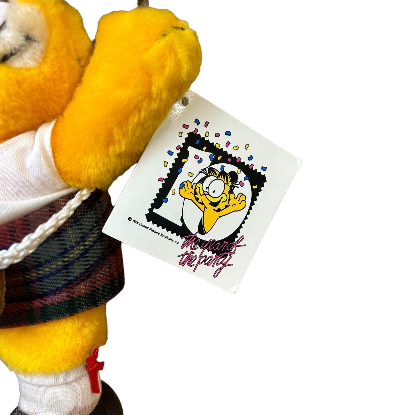 Vintage Garfield Collectible Plush - Scotsman