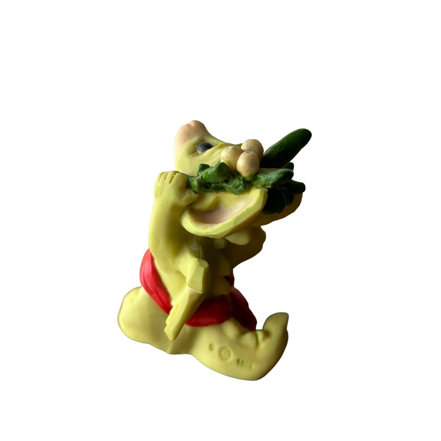 Vintage Pocket Dragons Collectible Ornament - Mistletoe