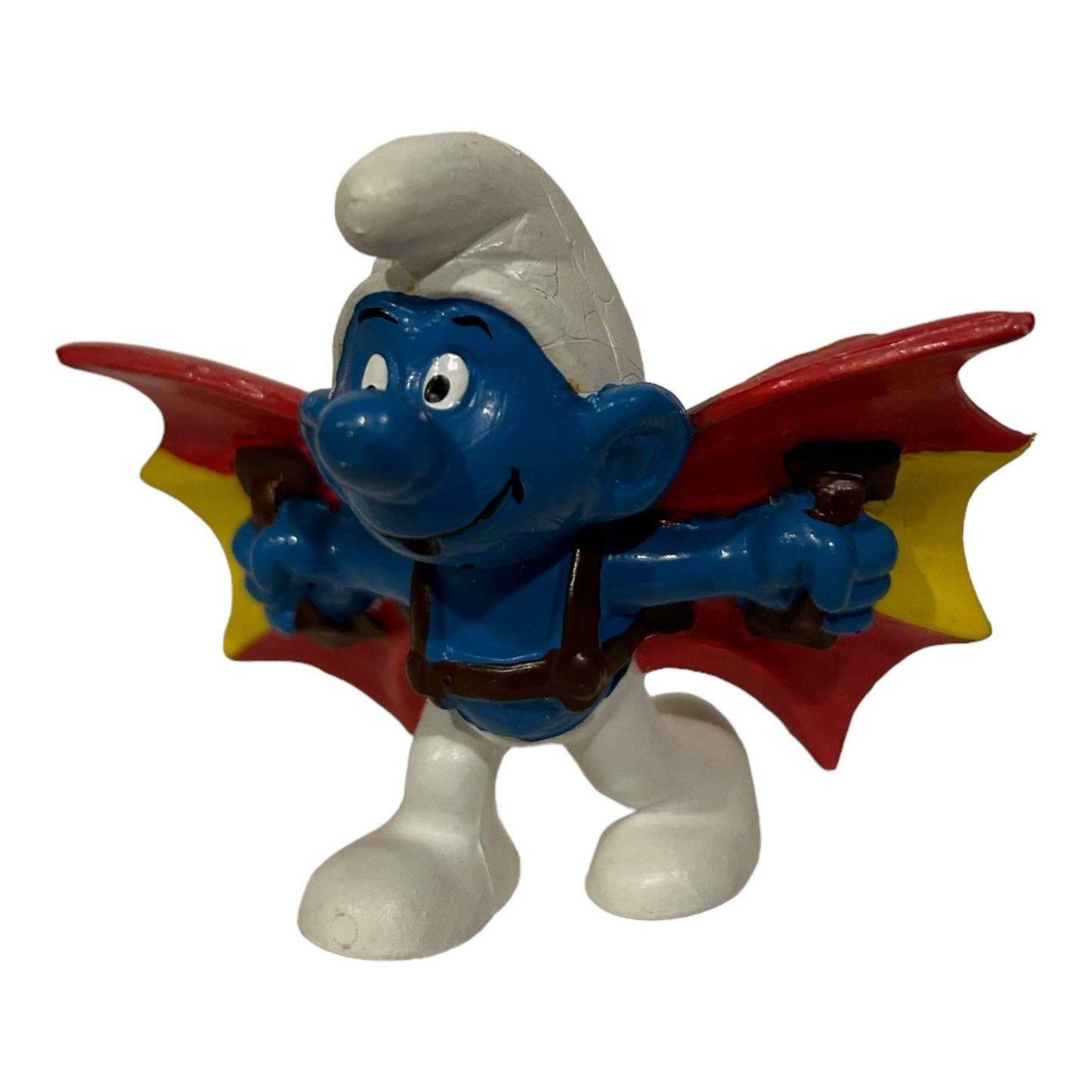 Vintage Smurf Collectible Figure - Flying