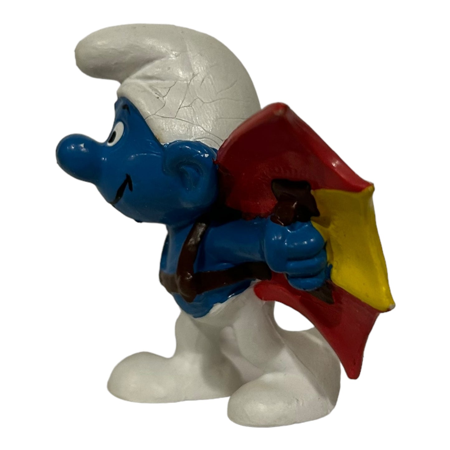 Vintage Smurf Collectible Figure - Flying